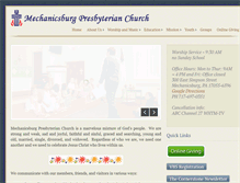 Tablet Screenshot of mechpresby.org